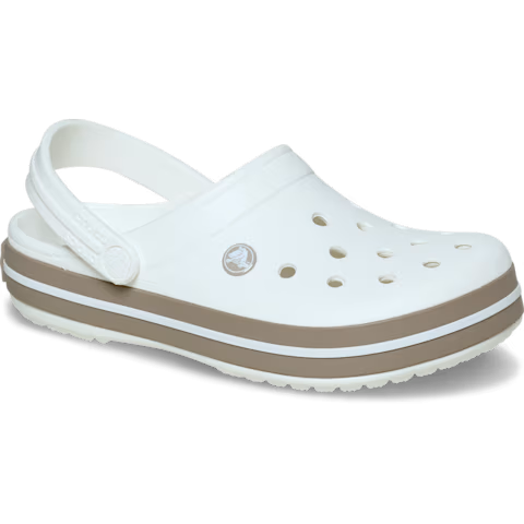 Крокс Крокбенд Клог Білі Crocs Crocband Clog White / Taupe (39-40, білий) - зображення 3