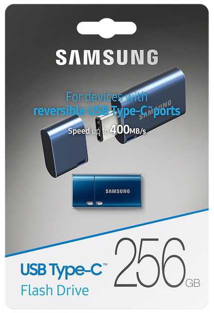 Samsung 256GB Type-C Blue (MUF-256DA/APC) (955555911855326) - Уцінка - зображення 9