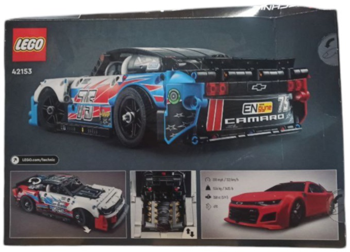 Конструктор LEGO Technic NASCAR Next Gen Chevrolet Camaro ZL1 672 деталі (42153) (955555903702965) - Уцінка - зображення 3