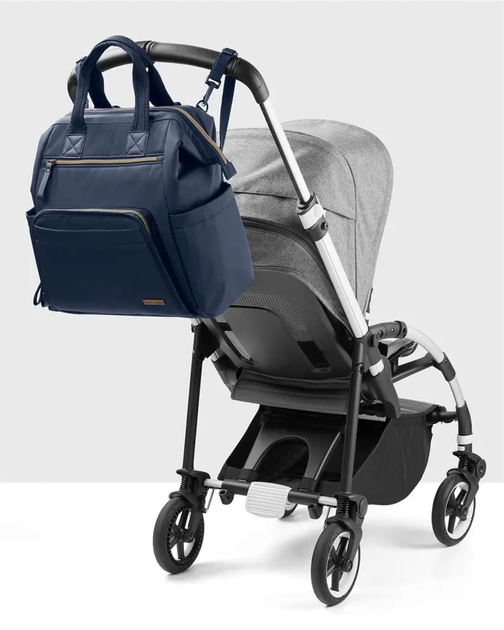 Plecak Skip Hop Mainframe Wide Open Backpack Diaper Bag - Midnight Navy 9M203610 (194135821781) - obraz 8