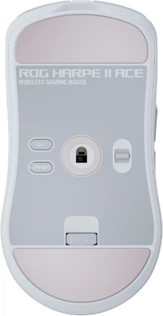 Mysz ASUS ROG Harpe II Ace Bluetooth/Wireless/USB White (90MP0490-BMUA10) - obraz 4