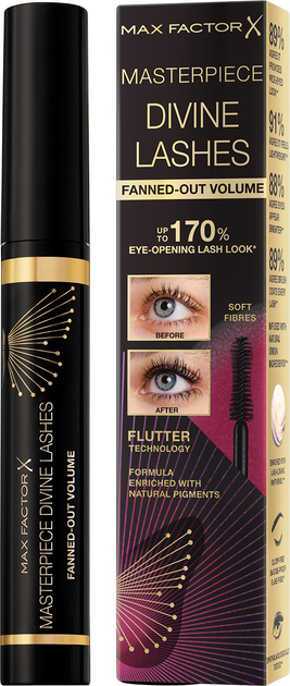Tusz do rzęs pogrubiajacy Max Factor Masterpiece 001 Rich Black 8ml (3616305729699) - obraz 2