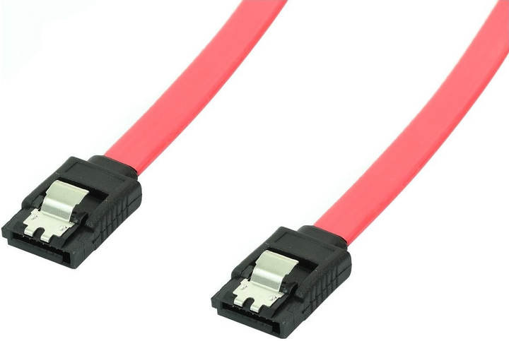 Kabel Accura SATA III - SATA III 0.3 m Red (ACC2201) - obraz 2