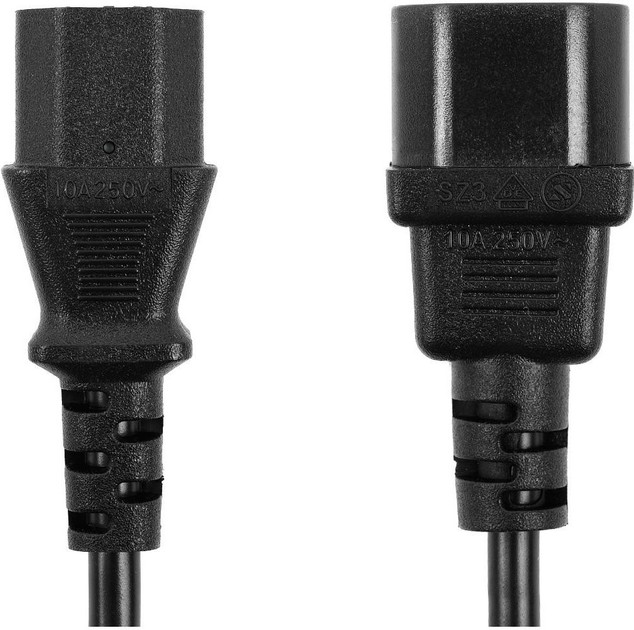 Kabel Accura C13 - C14 VDE 3 m Black (ACC2217) - obraz 2