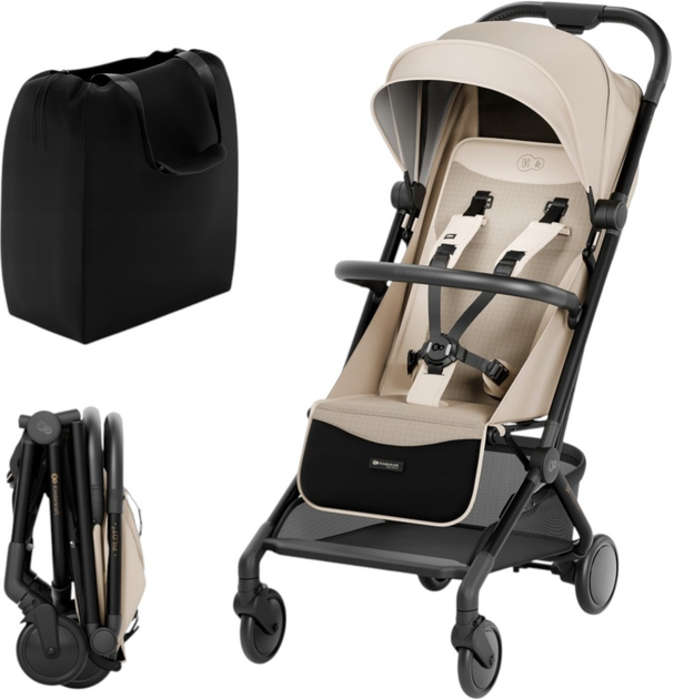 Wózek spacerowy KinderKraft Pilot 2 Beige (KSPILO02BEG0000) (5902533927241) - obraz 3