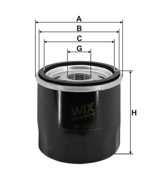 Фильтр масляный WIX Filters WL7204 - изображение 2