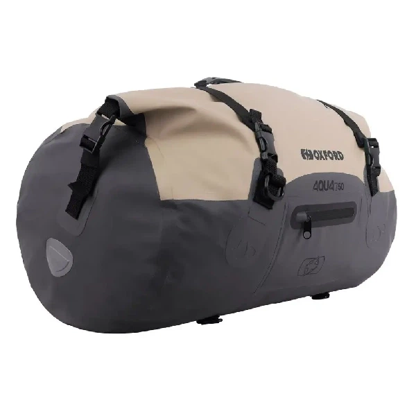 Мото сумка Oxford Aqua T-50 Roll Bag Desert/Grey - зображення 2