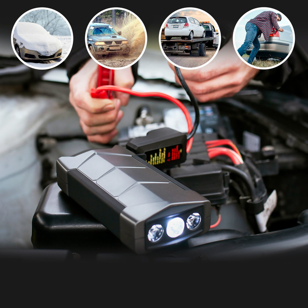 Пусковий пристрій-павербанк Extralink Jump Starter Max7 10000 mAh (5905090330325) - зображення 11