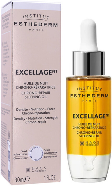 Olejek do twarzy Institut Esthederm Excellage Chrono-Repair Sleeping Oil nocny regenerujący 30 ml (3461020003285) - obraz 1