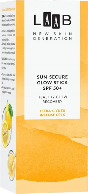 Sztyft przeciwsłoneczny AA Cosmetics Laab Tetra C Yuzu SPF50 20 g (5900116108896) - obraz 5