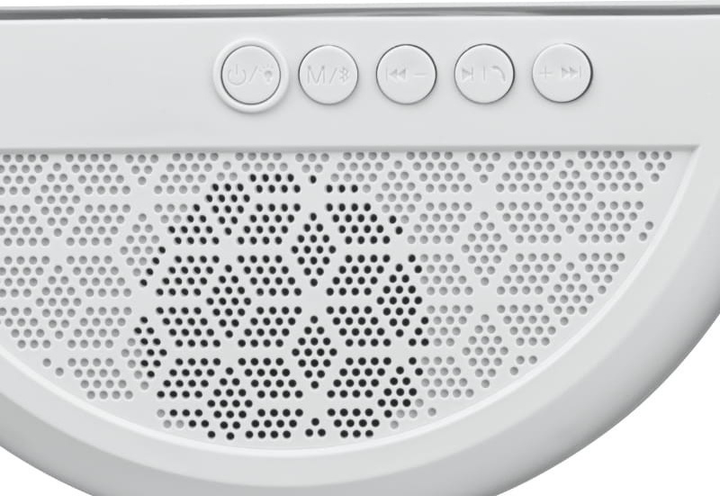 Портативна колонка DPM DTL301W LED RGB Bluetooth з індукційною зарядкою Біла (5906881230763) - зображення 8