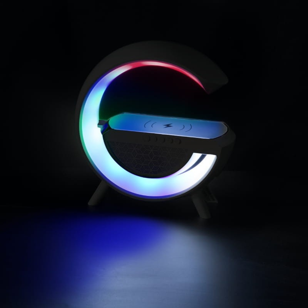 Głośnik przenośny DPM DTL301B LED RGB Bluetooth z ładowarką indukcyjną Czarny (5906881230756) - obraz 9
