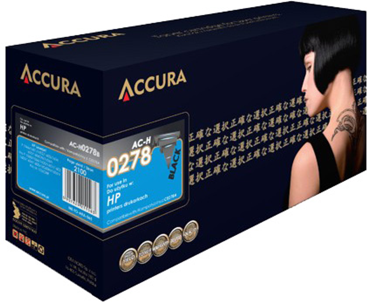 Тонер-картридж Accura для HP No. 78A (CE278A) XL Black (AC-H0278BXL) - зображення 1