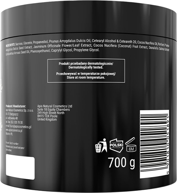 Peeling do ciala Apis Sunny Rio wygładzający 700 g (5901810051891) - obraz 2