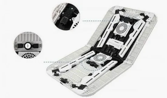 Стол-подставка для ноутбука E-Table с охлаждением и регулировкой наклона и высоты - Фото 6 Стол-подставка для ноутбука E-Table с охлаждением и регулировкой наклона и высоты - изображение 6