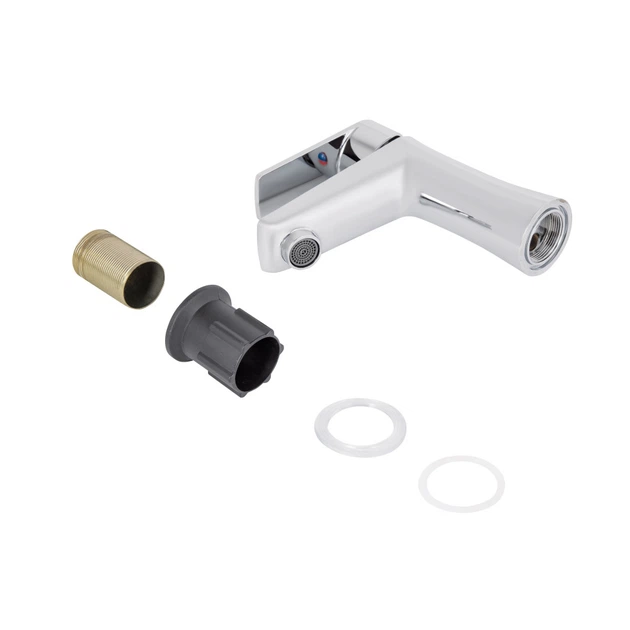 Brinex 35C 001 Смеситель для раковины низкий Chrome (k35) BRIN35C001 - изображение 7