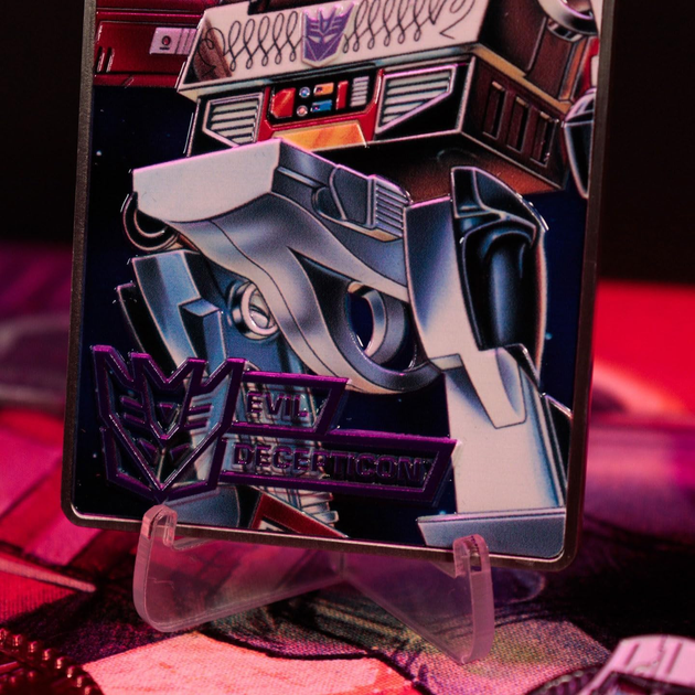 Plakietka kolekcjonerska Fanattik TRANSFORMERS 40th Anniversary Decepticons Limited Edition (5060948294539) - obraz 10