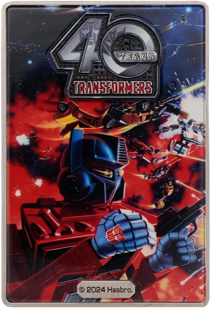 Plakietka kolekcjonerska Fanattik TRANSFORMERS 40th Anniversary Autobots Limited Edition (5060948294638) - obraz 3