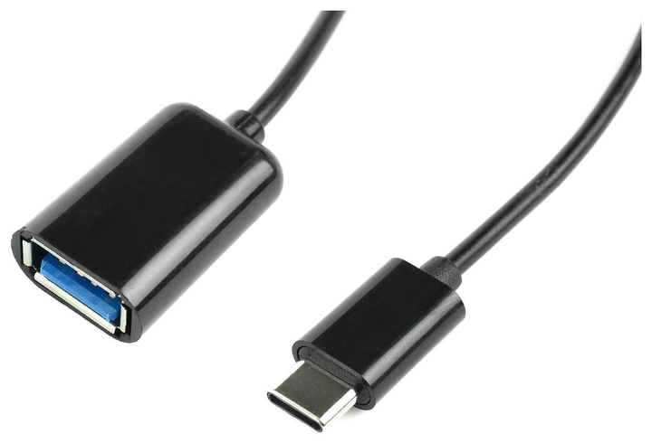 Кабель Accura USB Type-C - USB Type-A 2.0 M/F 0.15 m OTG (5904726952771) - зображення 2