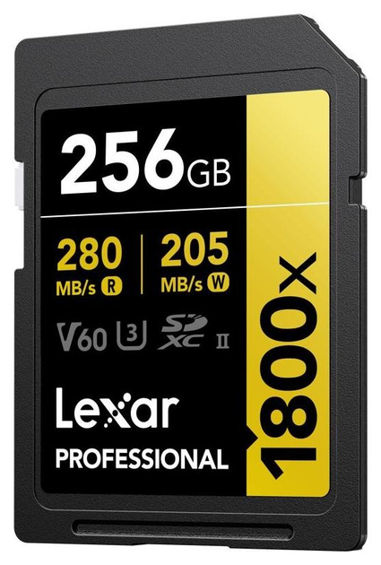 Карта пам'яті Lexar Professional 1800x SDXC 256GB (LSD1800256G-BNNNG) - зображення 3