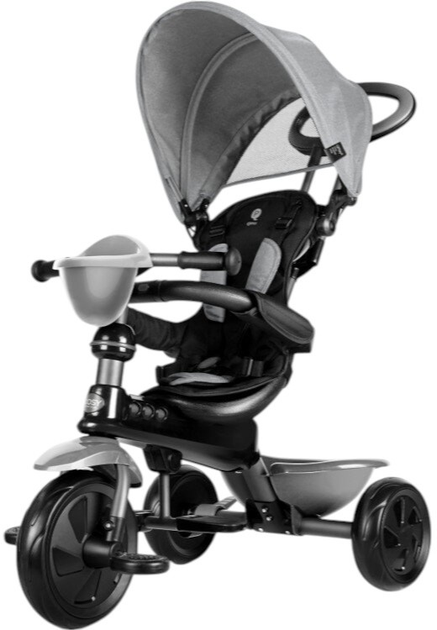 Rowerek trójkołowy Qplay Cosy Grey (5061047480373) - obraz 1