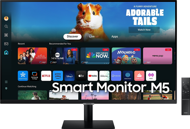Monitor 32" Samsung Smart Monitor M5 M50D LS32DM500EUXDU - obraz 2