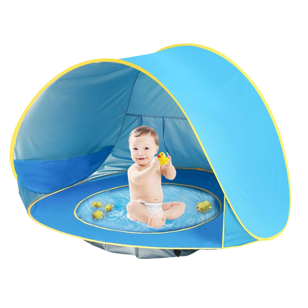 Дитячий намет з басейном WM-BABY POOL розмір 117х79 см Ігровий намет з водним міні басейном - Фото 4 Дитячий намет з басейном WM-BABY POOL розмір 117х79 см Ігровий намет з водним міні басейном - зображення 4