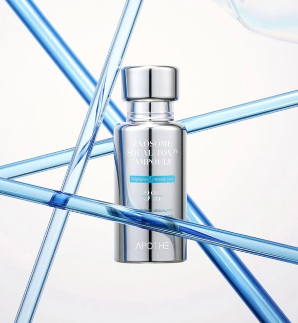 Сироватка для обличчя Apothe Exosome Squal-Tox 3% Ampoule зволожувальна 30 мл (8809859160185) - зображення 2
