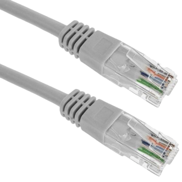 Патч-корд мідний неекранований 5м Kingda PAUT3500 UTP CAT5e PVC Сірий - Фото 1 Патч-корд мідний неекранований 5м Kingda PAUT3500 UTP CAT5e PVC Сірий - зображення 1