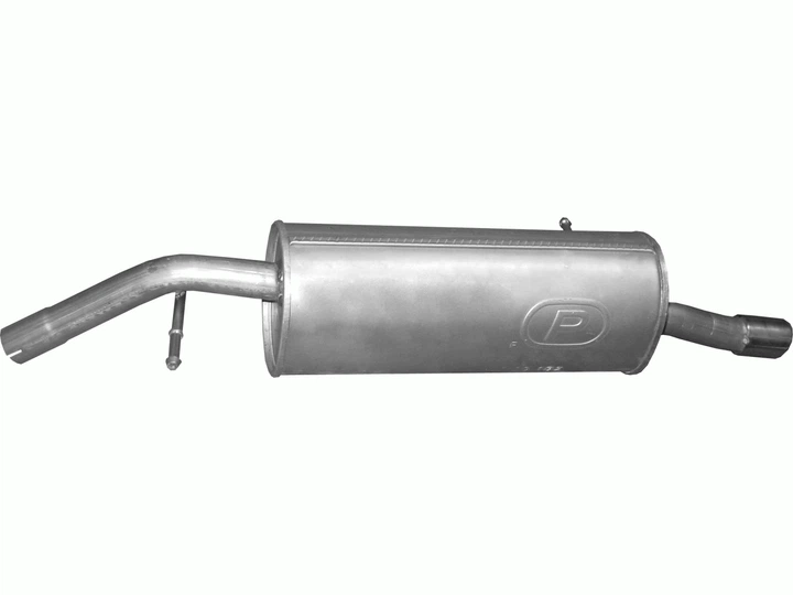Глушник Пежо 207 (Peugeot 207) 1.4 i/1.6 i 16V 07-13 (19.182) Polmostrow алюминизированный - зображення 2