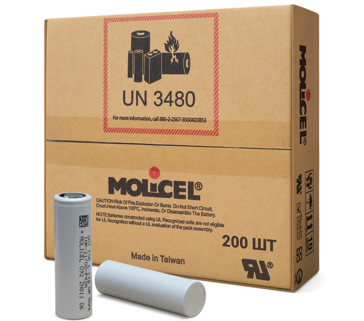 Акумулятор Molicel INR21700-P42A 4200mAh 45A Li ion 21700 (molicelp42a) - зображення 7