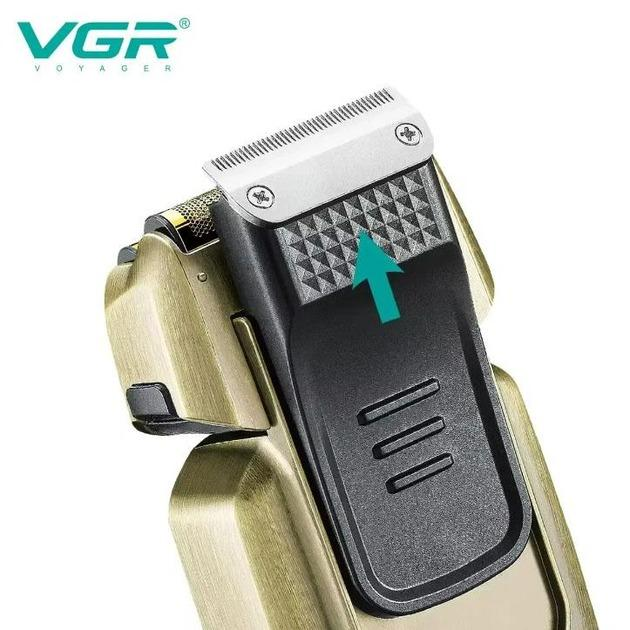 Электробритва шейвер VGR V-337 2 насадки, двойное лезвие - изображение 2