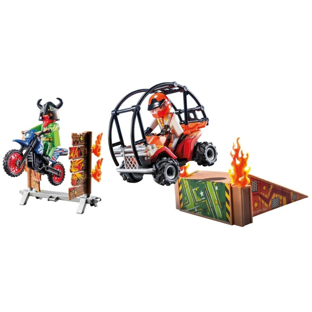 Набір із фігурками Playmobil Action Heroes Каскадерське шоу 44 шт 71808 (4008789718082) - зображення 2