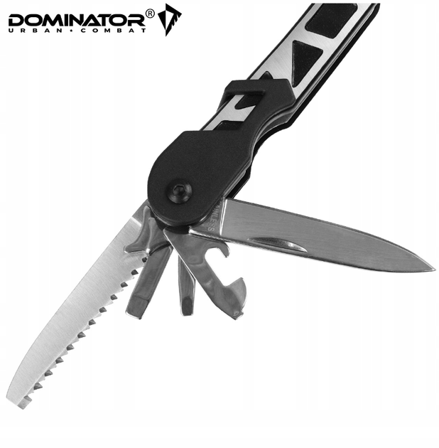 Мультитул Dominator Pocket Man 13в1 из нержавейки для армии авто дома и путешествий - изображение 4