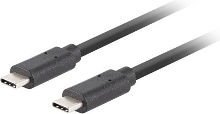 Кабель Lanberg USB-C 3.1 gen 2 M/M PD 100W 1.8 m Black (CA-CMCM-32CU-0018-BK) - зображення 2