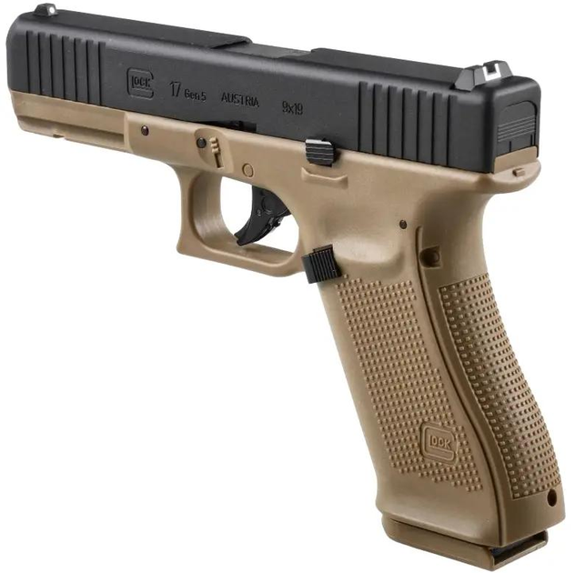 Пистолет пневматический Umarex Glock 17 Gen5 Blowback CO2 кал 4,5 мм BB Сoyote - изображение 5