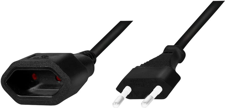 Кабель Logilink Euro CEE 7/16 2 m Black (CP123) - зображення 4