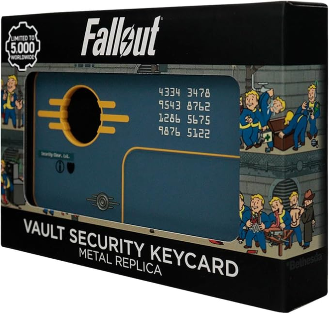 Karta bezpieczeństwa Fanattik Fallout Vault Security Keycard Replica (5060948293648) - obraz 1