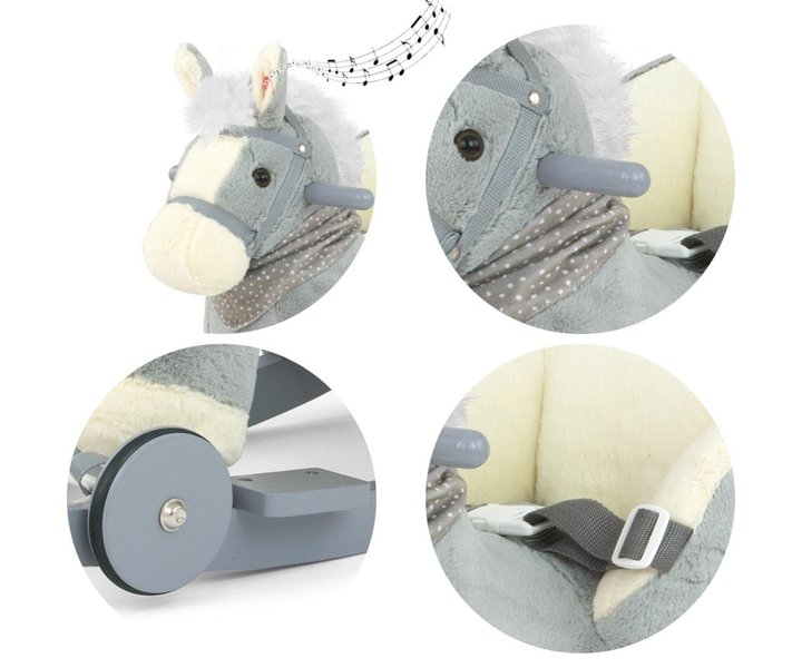Konik na biegunach Milly Mally Polly Gray (5901761124026) - obraz 6