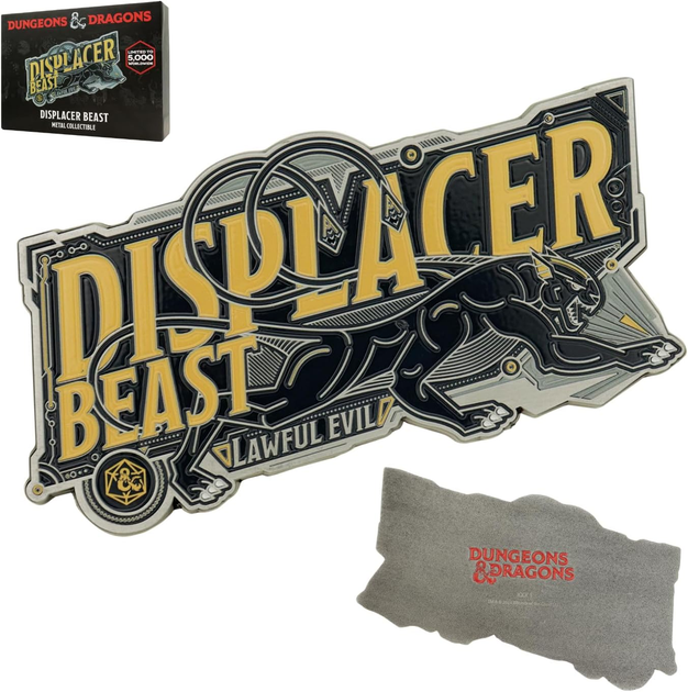 Plakietka Fanattik Dungeons & Dragons Displacer Beast Limited Edition (5060948294126) - obraz 1