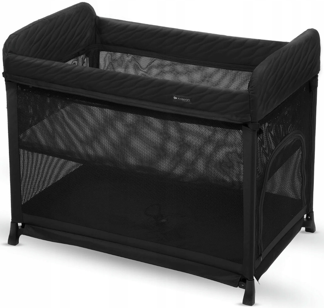 Łóżeczko turystyczne Kinderkraft Moon Dream Black (5902533925933) - obraz 2
