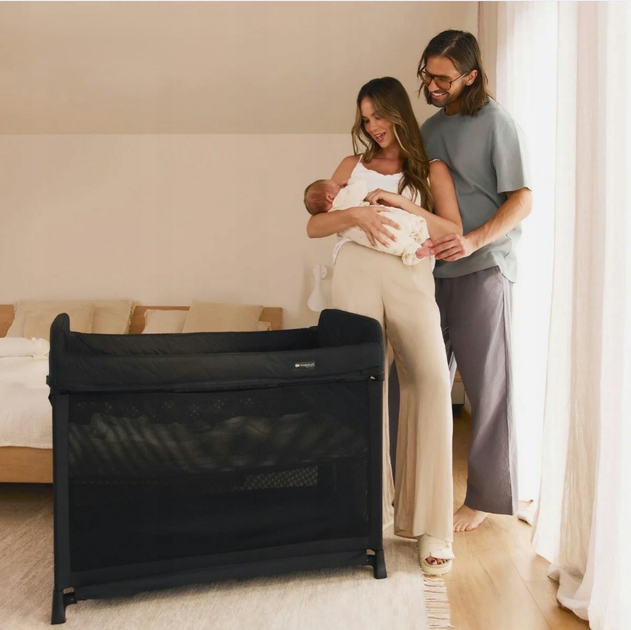 Łóżeczko turystyczne Kinderkraft Moon Dream Black (5902533925933) - obraz 16