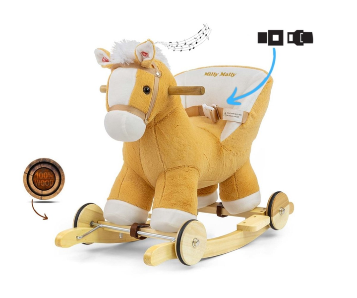Konik na biegunach Milly Mally Polly Light Brown (5901761128673) - obraz 7