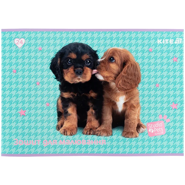 Набор альбомов для рисования Kite Studio Pets 24 листа A4 на скобе 12 шт (SP25-242) - Фото 9 Набор альбомов для рисования Kite Studio Pets 24 листа A4 на скобе 12 шт (SP25-242) - изображение 9