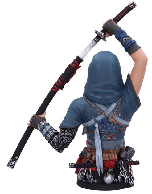 Figurka Nemesis Now Assassin's Creed Shadows Naoe Bust 30 cm (0801269155254) - obraz 3