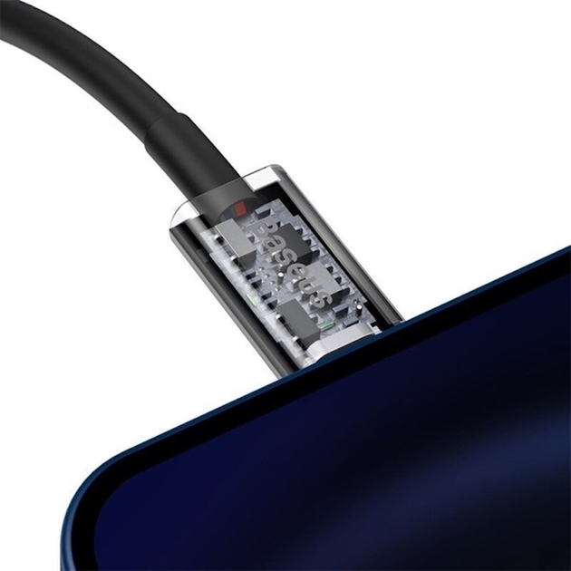 Кабель Baseus Superior Series Fast Charging Data Cable Type-C to iP PD 20W 2m Black (CATLYS-C01) - изображение 4