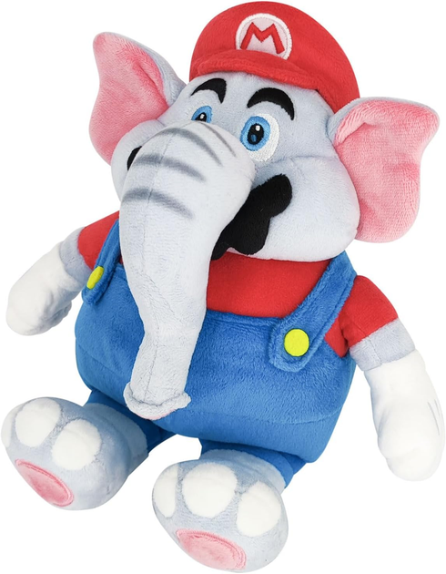 Maskotka Together Super Mario Wonder Mario Elephant 27 cm (3760259935894) - obraz 1