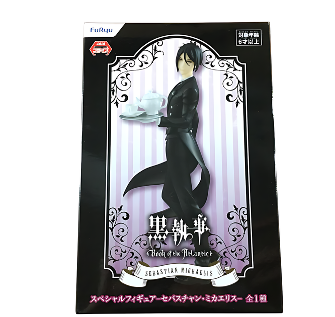 Фигурка FuRyu Тёмный дворецкий Себастьян Black Butler Sebastian Michaelis 20 см (8A4B46FCFB5A) - Фото 5 Фигурка FuRyu Тёмный дворецкий Себастьян Black Butler Sebastian Michaelis 20 см (8A4B46FCFB5A) - изображение 5