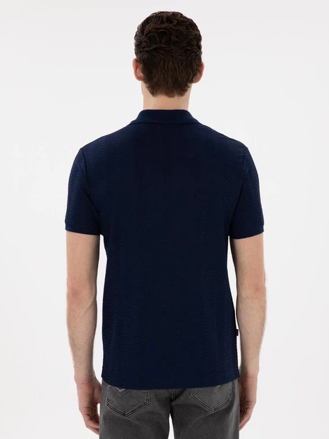 Поло довге чоловіче Pierre Cardin G021SZ011-000-2248489 (Lacivert) 2XL Темно-синє (8683858804260) - зображення 2