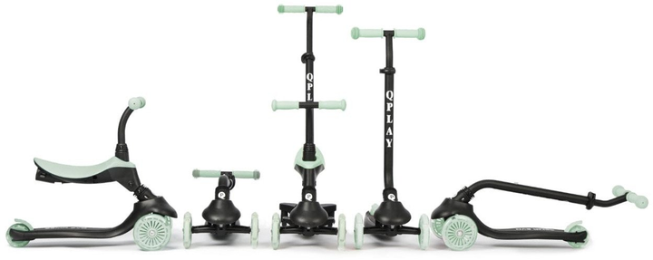 Hulajnoga dziecięca Qplay Sema Evo 3 w 1 Green (6309) (5061047482032) - obraz 5